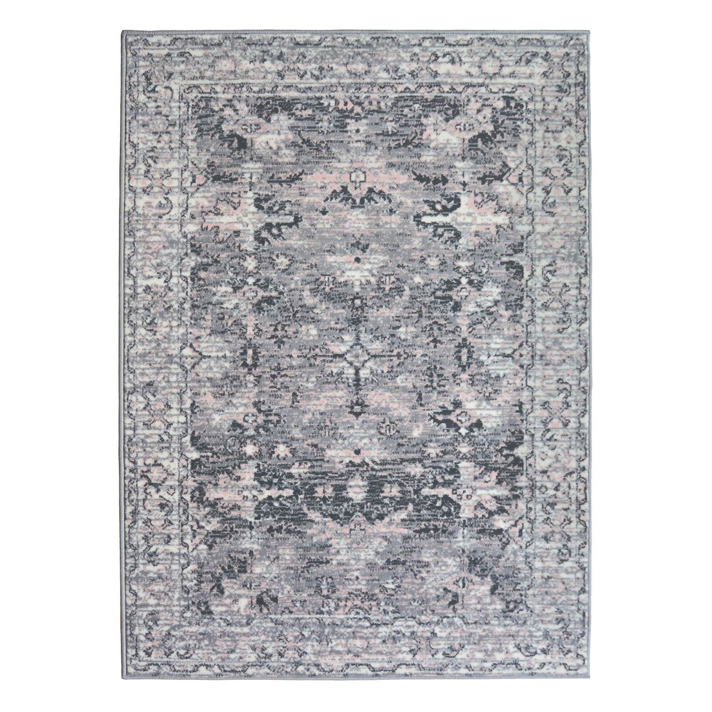Maestro New Trad Grey/Pink Traditional Rug