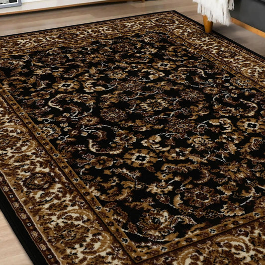 Maestro Beluchi Black Traditional Rug