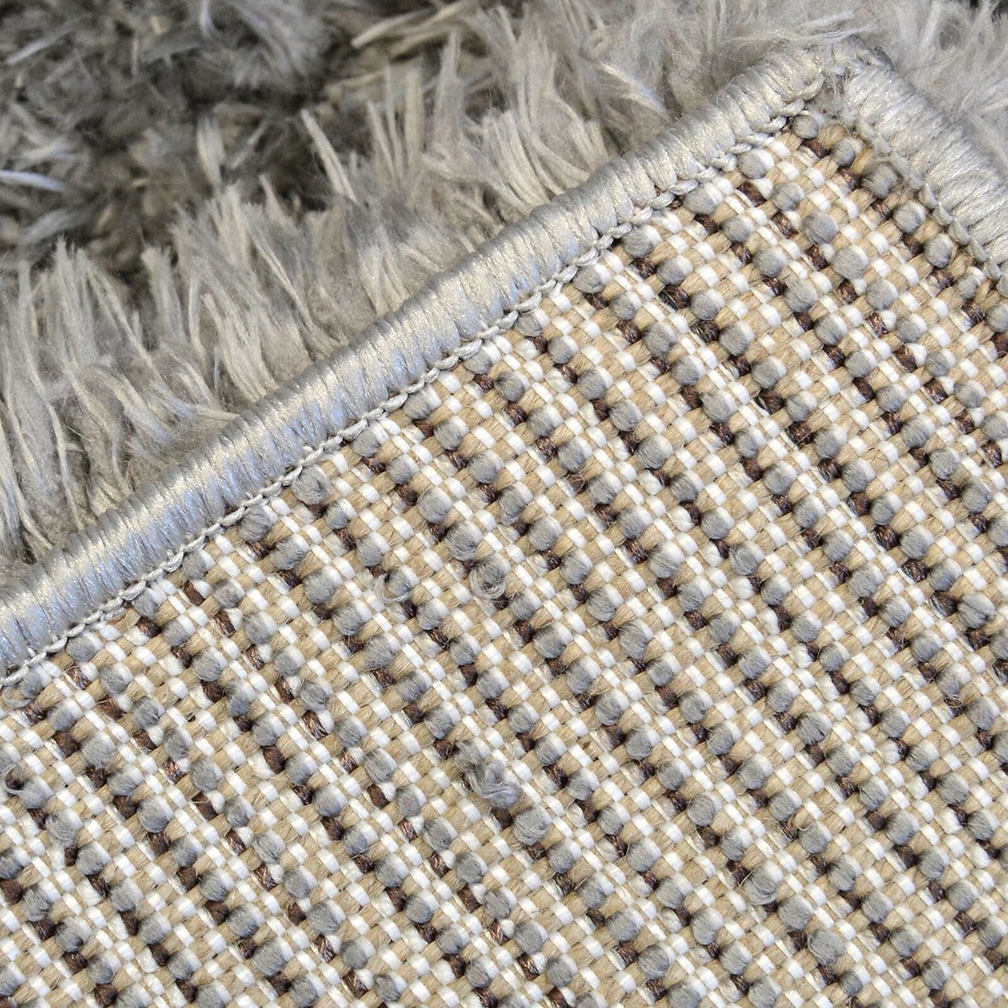 Lagom Mid Grey Plain Rug