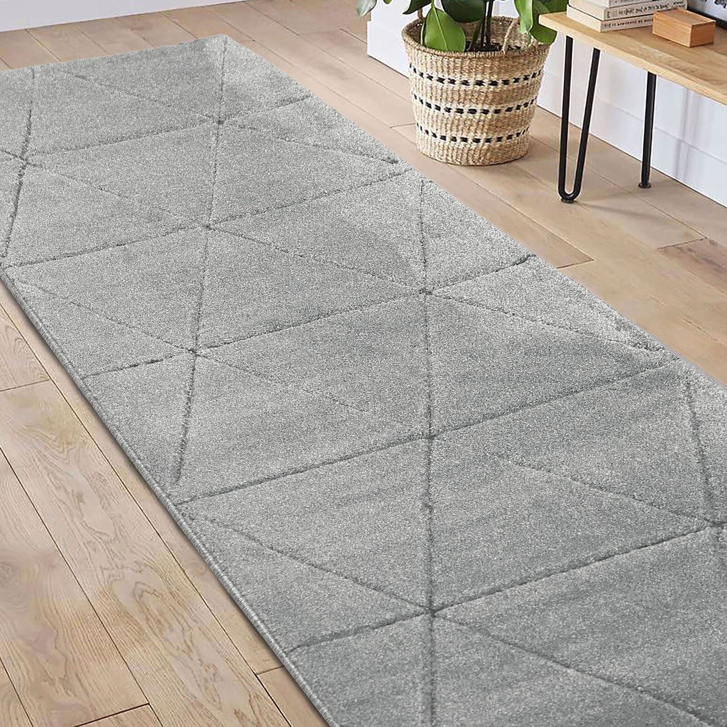Newport Capleton Grey Plain Rug