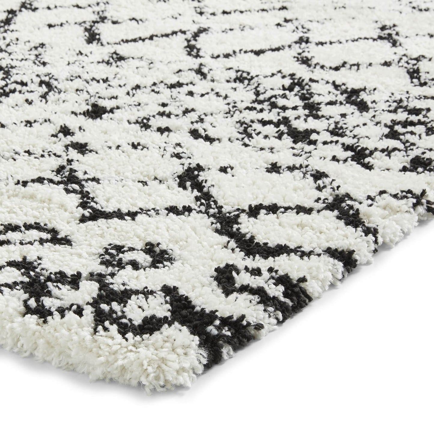 Scandi Berber G272 White/Black Modern Rug