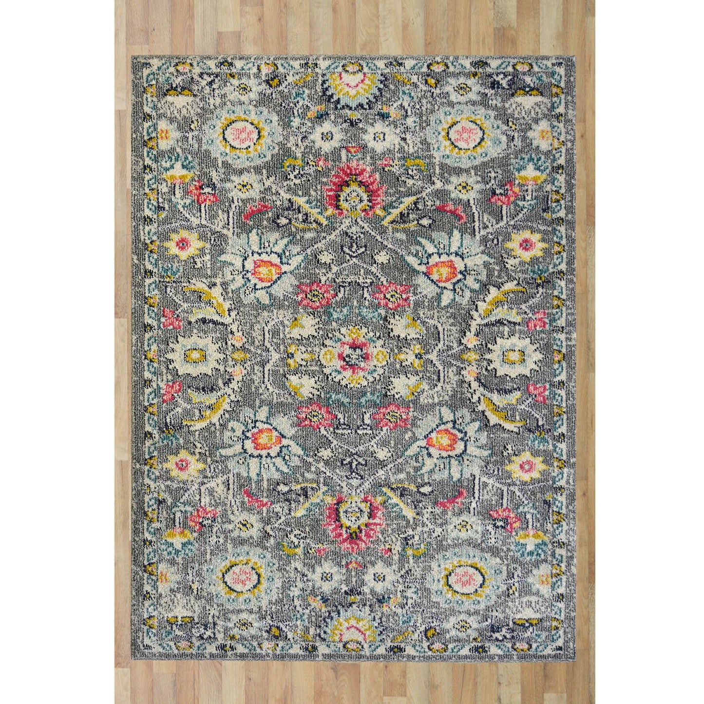 Villa Vintage Floral Multi Rug
