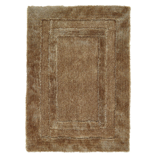 Frame Beige Plain Rugs