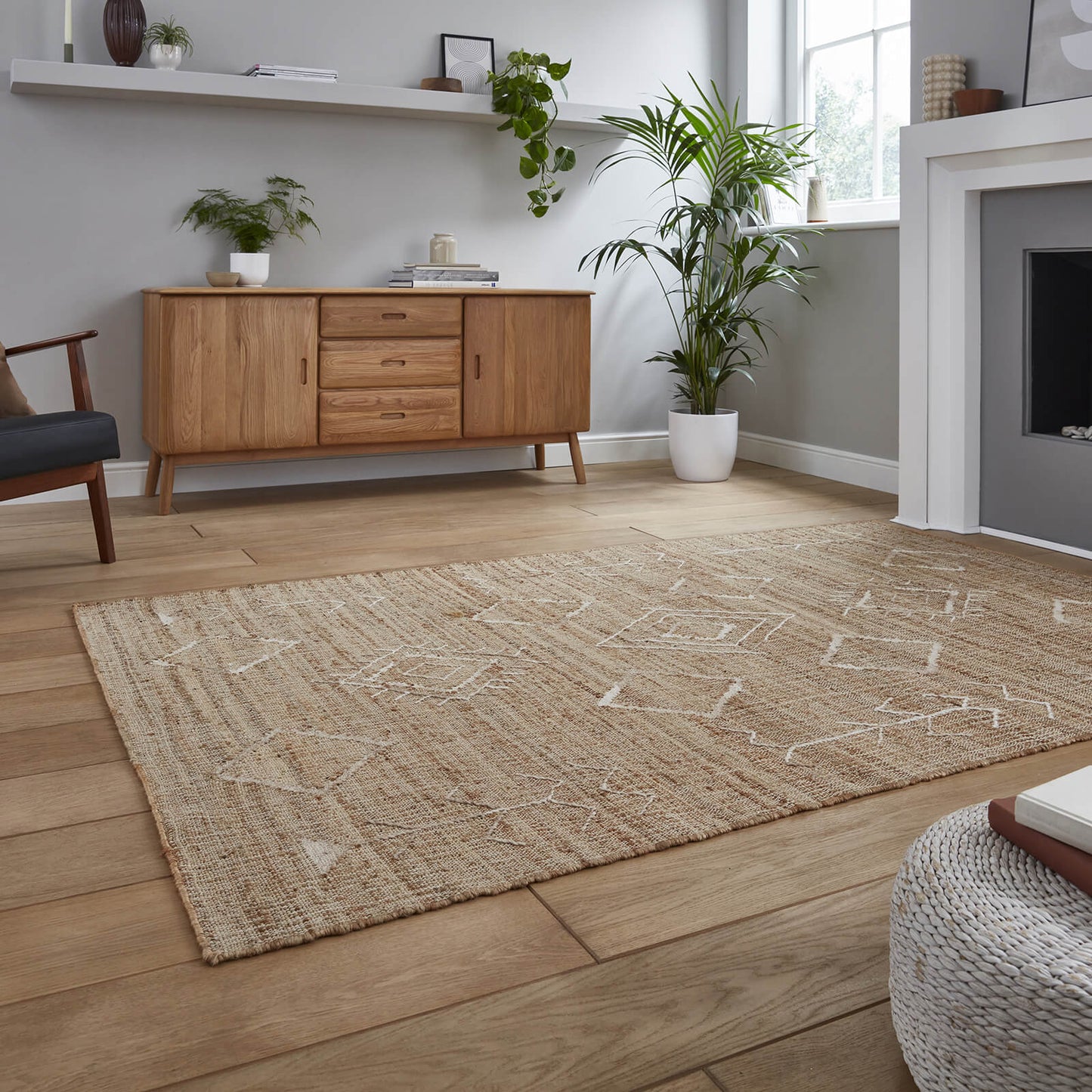 Bazaar Jute 24831 Natural Rug - 120 x 170