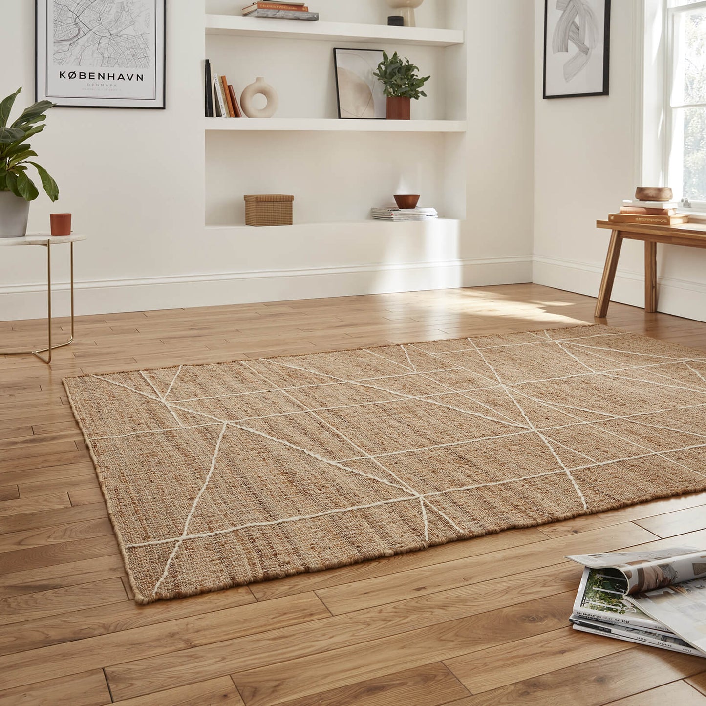 Bazaar Jute 24875 Natural Rug - 150 x 230