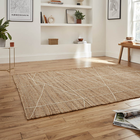 Bazaar Jute 24875 Natural Rug - 150 x 230