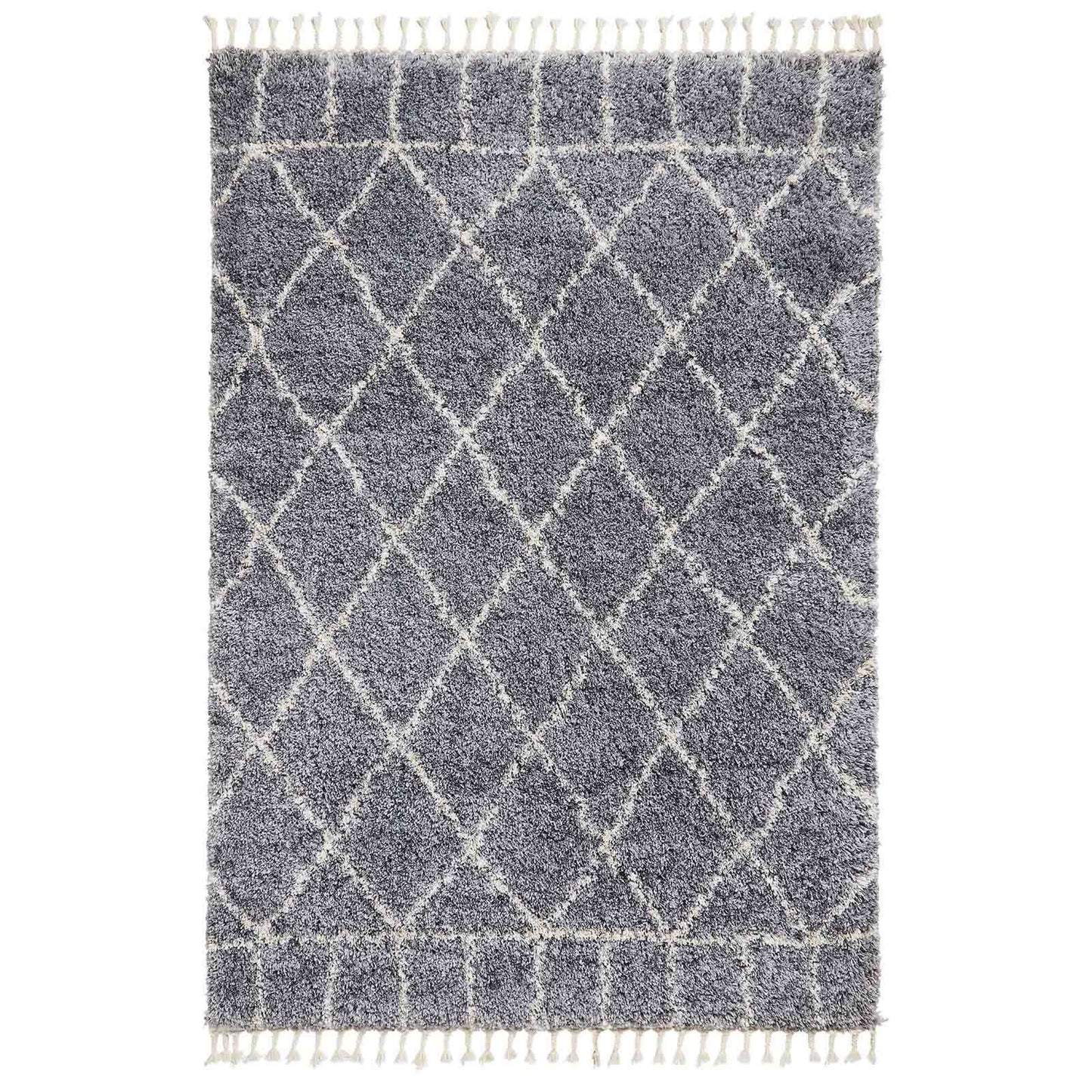 Aspen 1682 Grey/Ivory Shaggy Rug