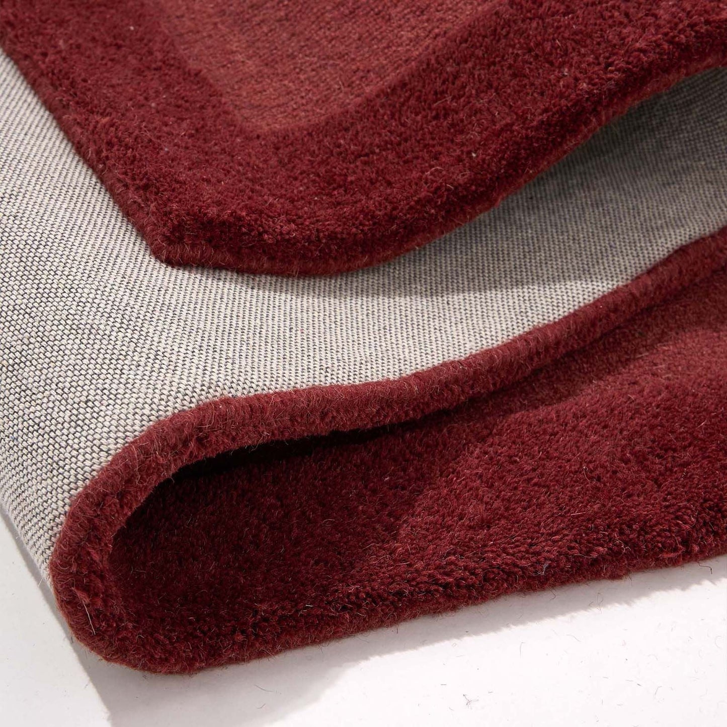 Origins Stacked Border Wine Red