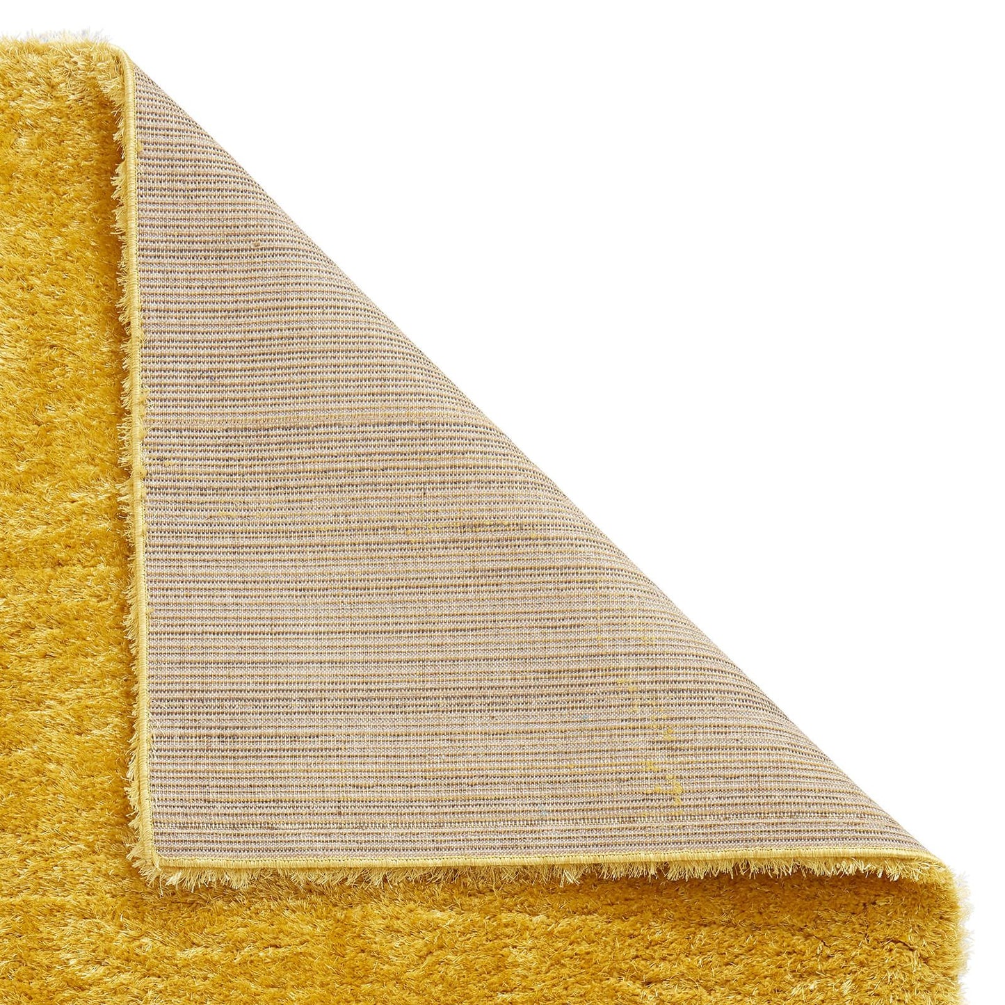 Lux Shaggy Yellow Shaggy Rug