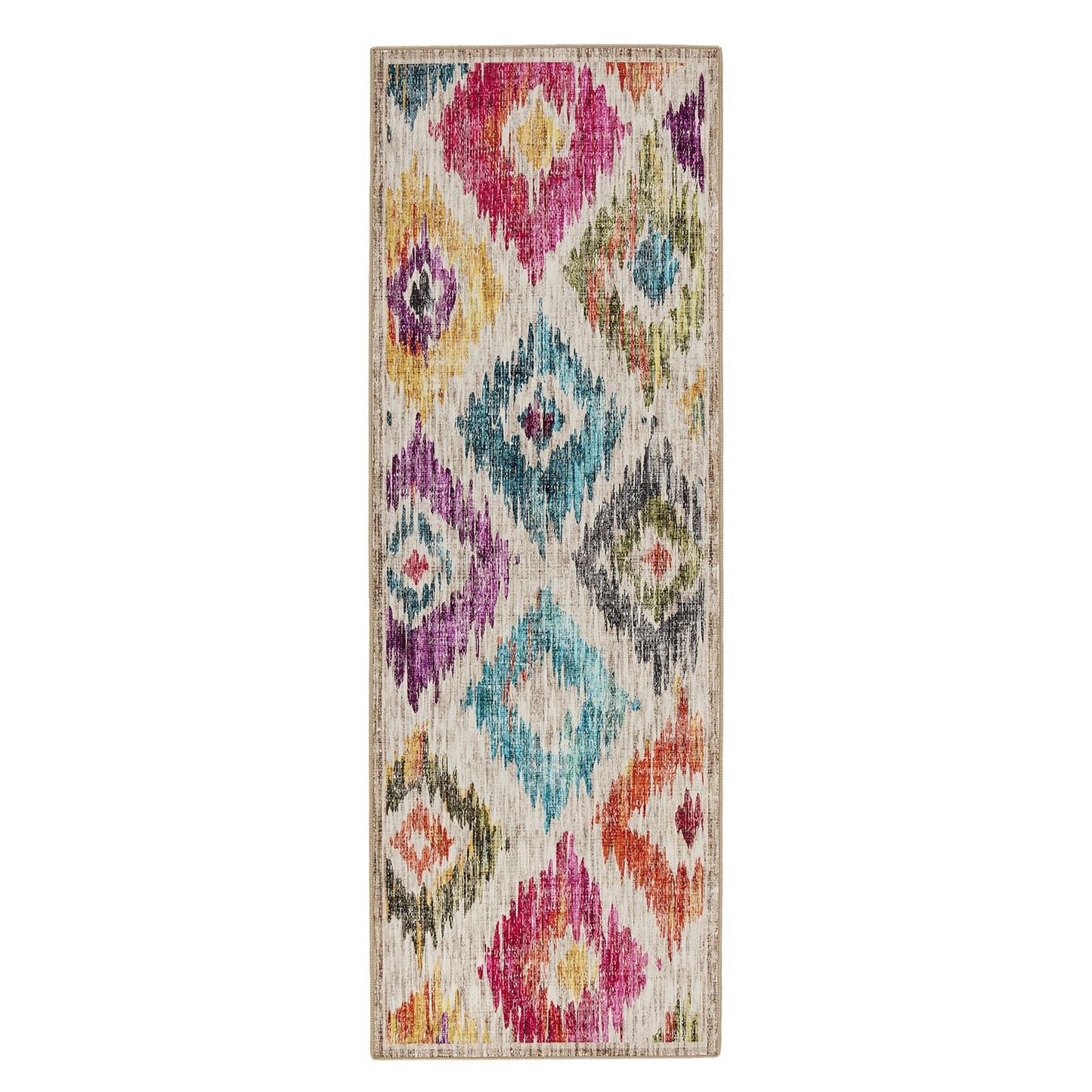 Hug Rug Eco-Washable Painted Ikat Rug
