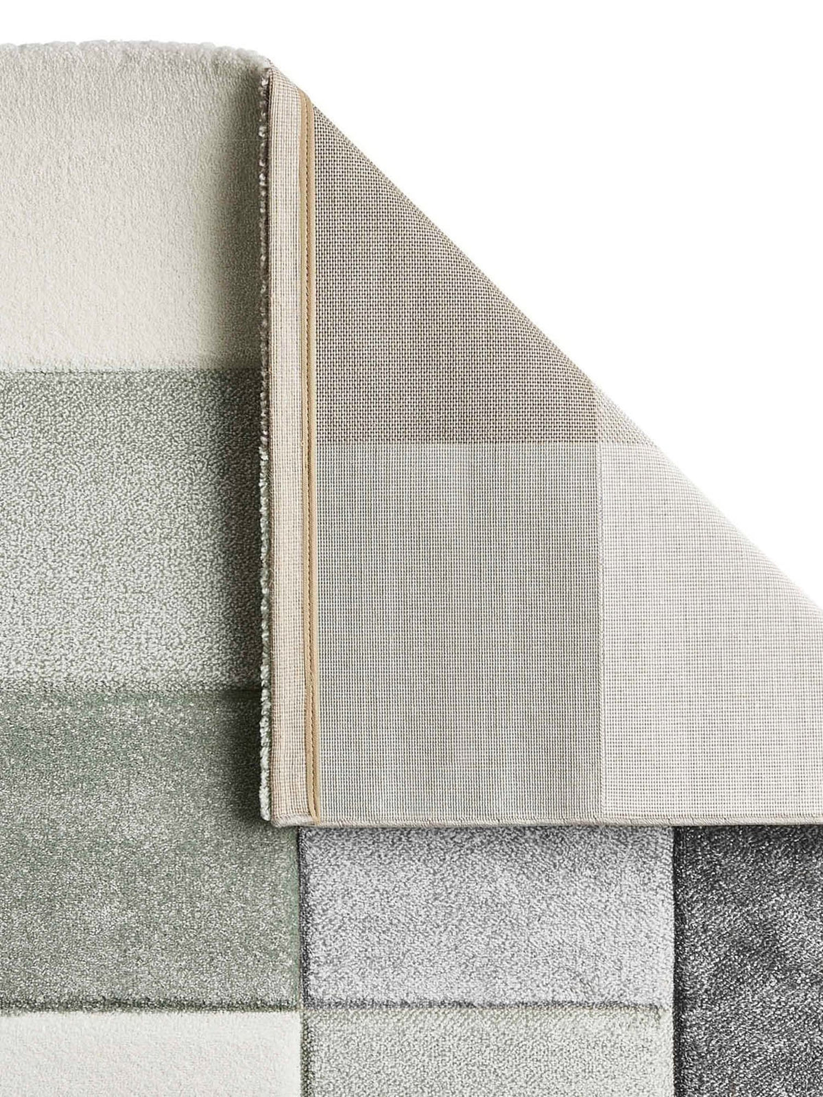 Brooklyn 646 Grey/Green Modern Rugs