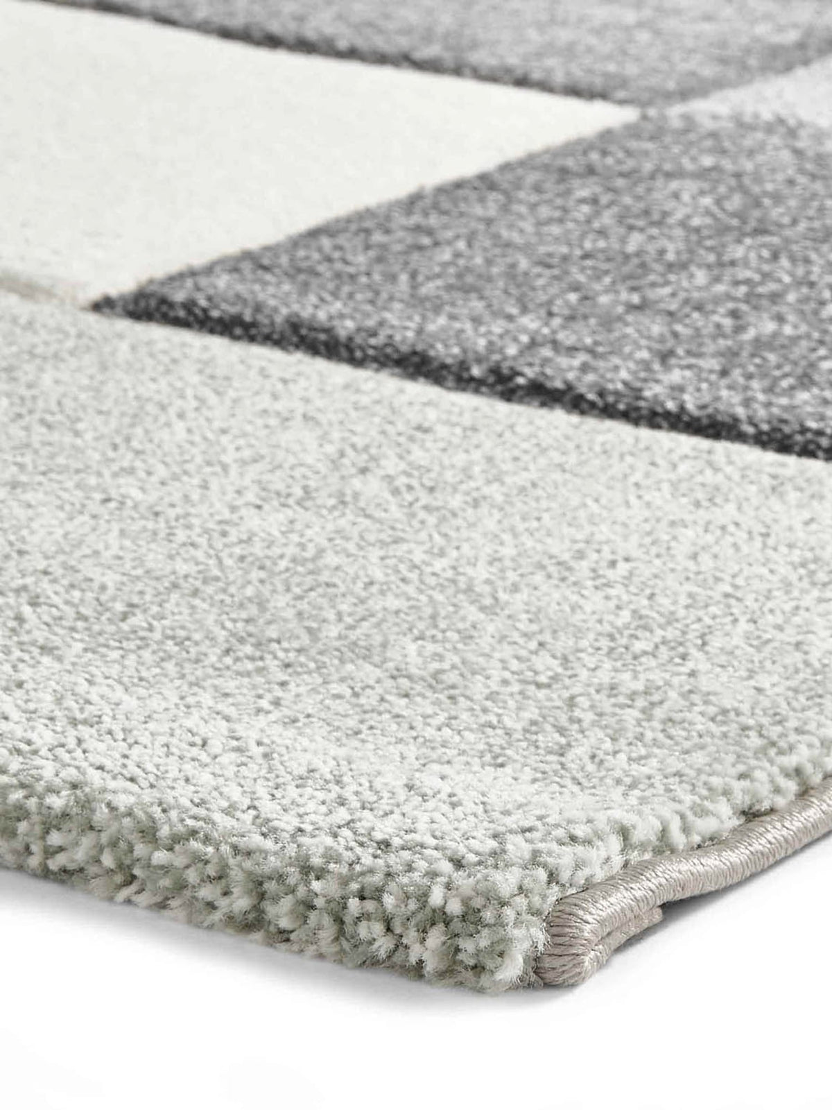 Brooklyn 646 Grey/Green Modern Rugs