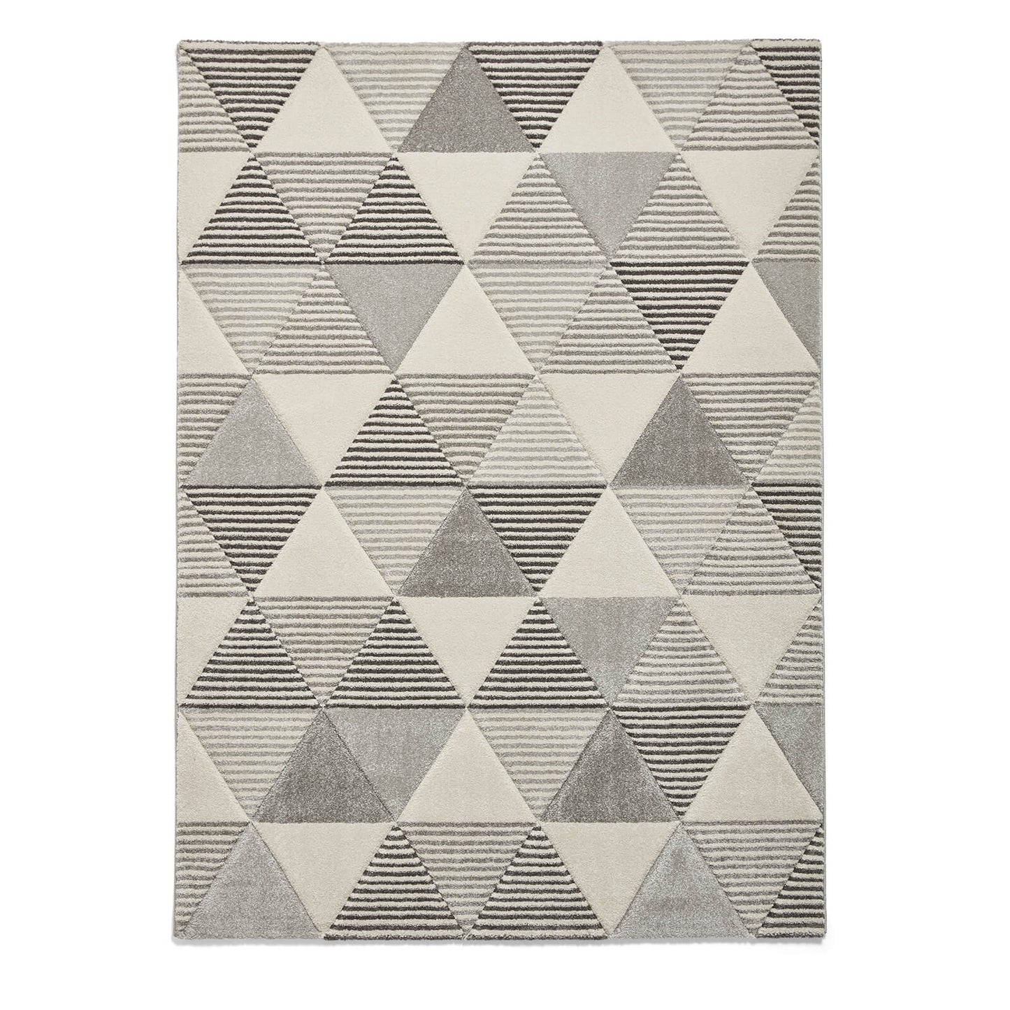 Brooklyn BRK15 Grey/Beige Rug - 120 x 170