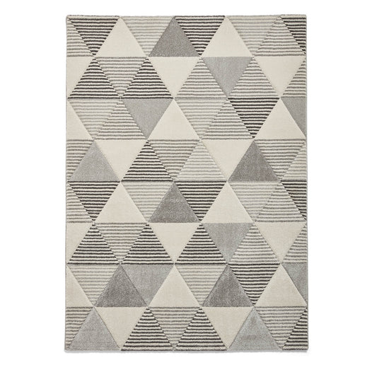 Brooklyn BRK15 Grey/Beige Rug - 120 x 170