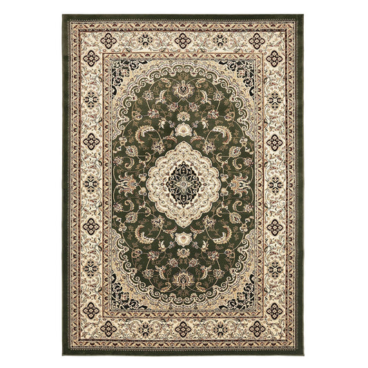 Victoria Traditional Green Classical Rug