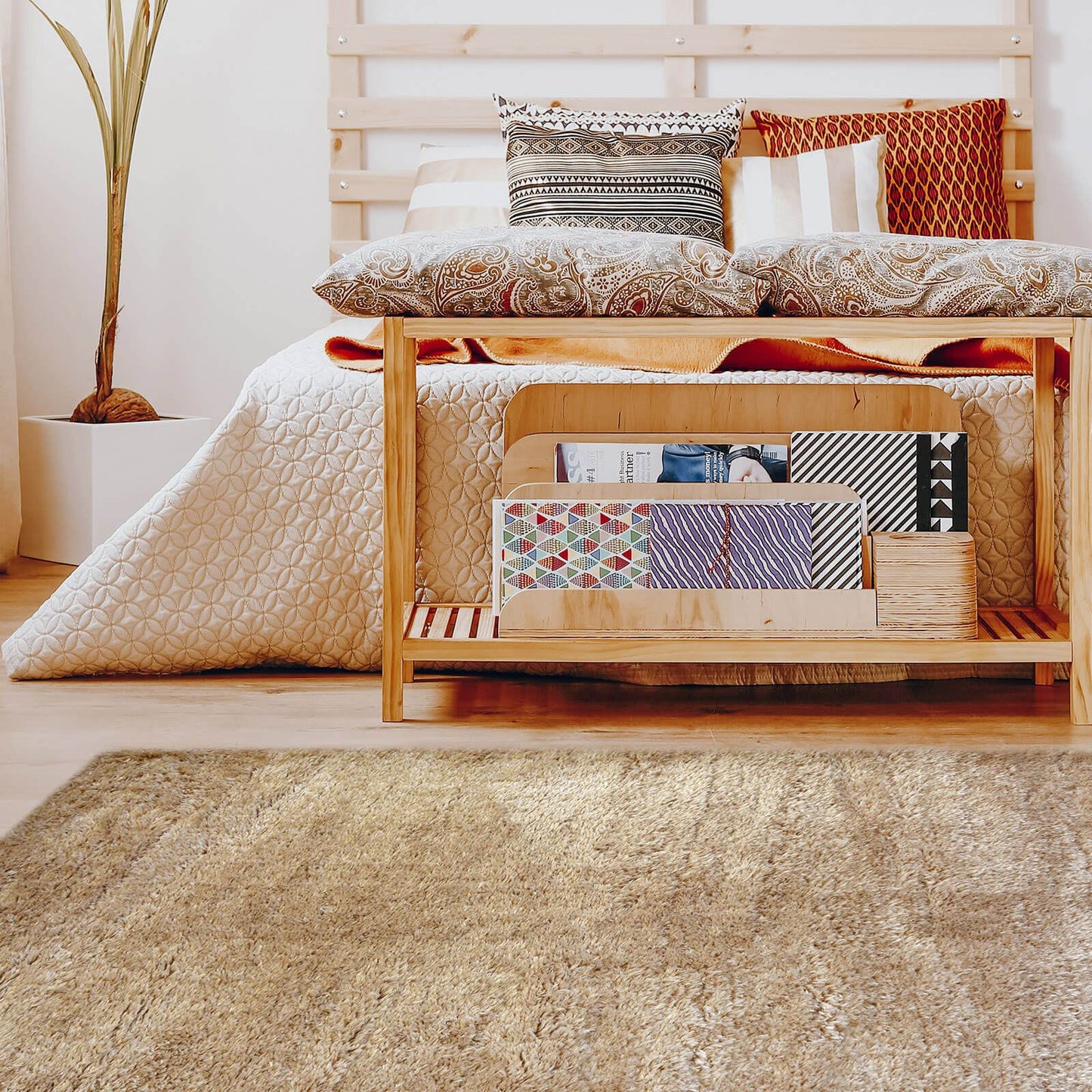 Lagom Lt Nat Plain Natural Rug