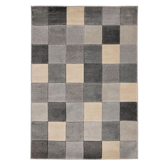 Newport Blocks Grey Blocks Rug