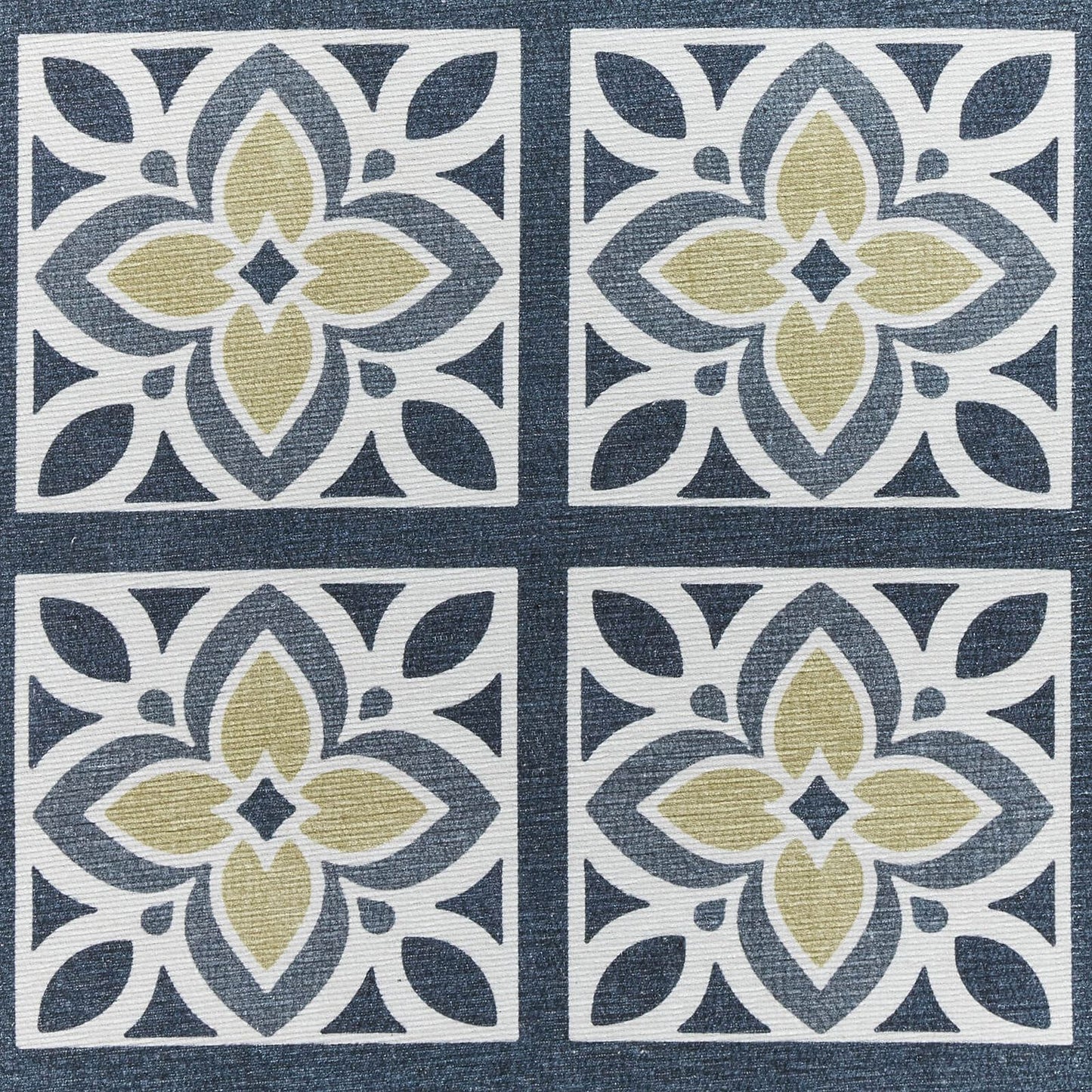 Victoria H1191 Grey/Orange Washable Rug - 75 x 230cm Hall Runner