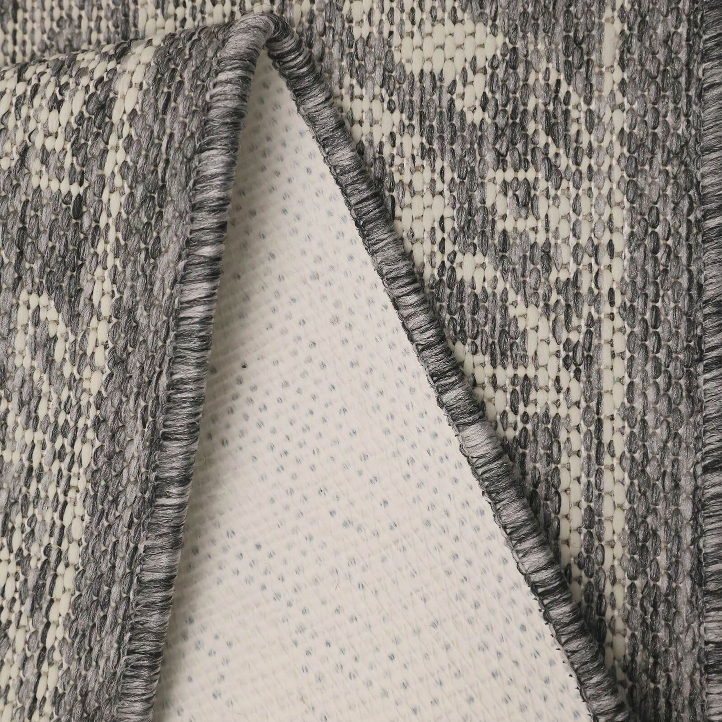 Flatweave Gel Medallion Steel Grey Rug