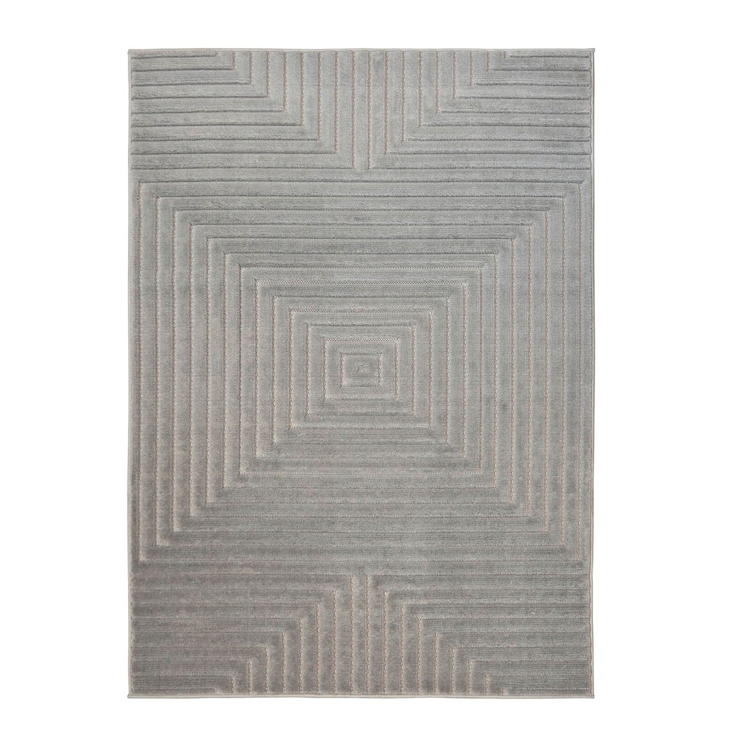 Malmo Squares Grey Rug