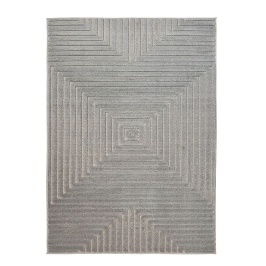 Malmo Squares Grey Rug