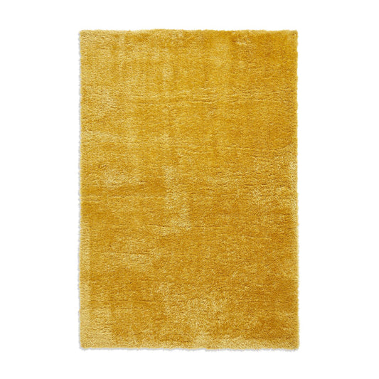 Lux Shaggy Yellow Shaggy Rug