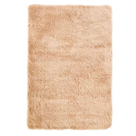 Soft Washable Cosy Champagne Plain Rug
