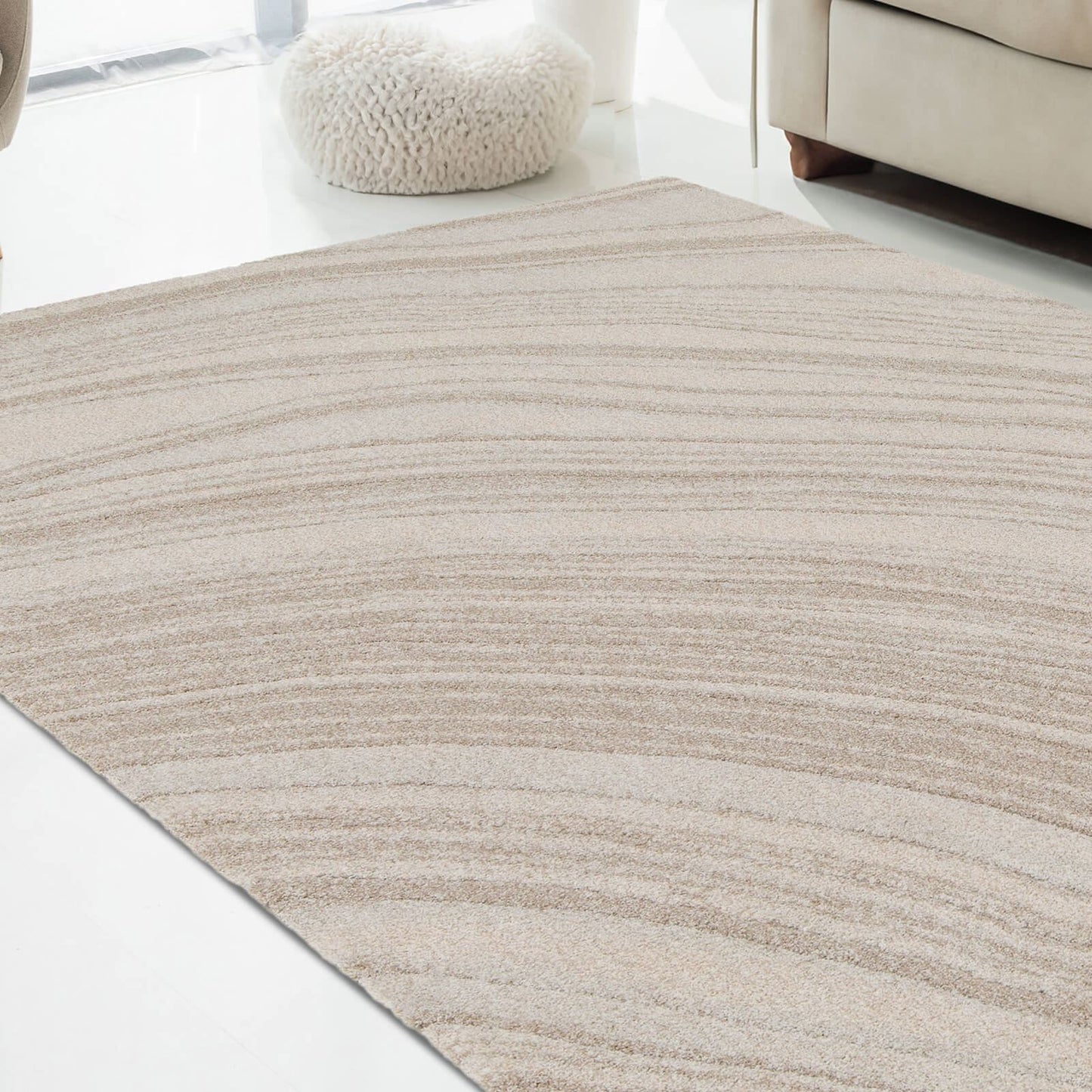 Pure Wave Natural Rug