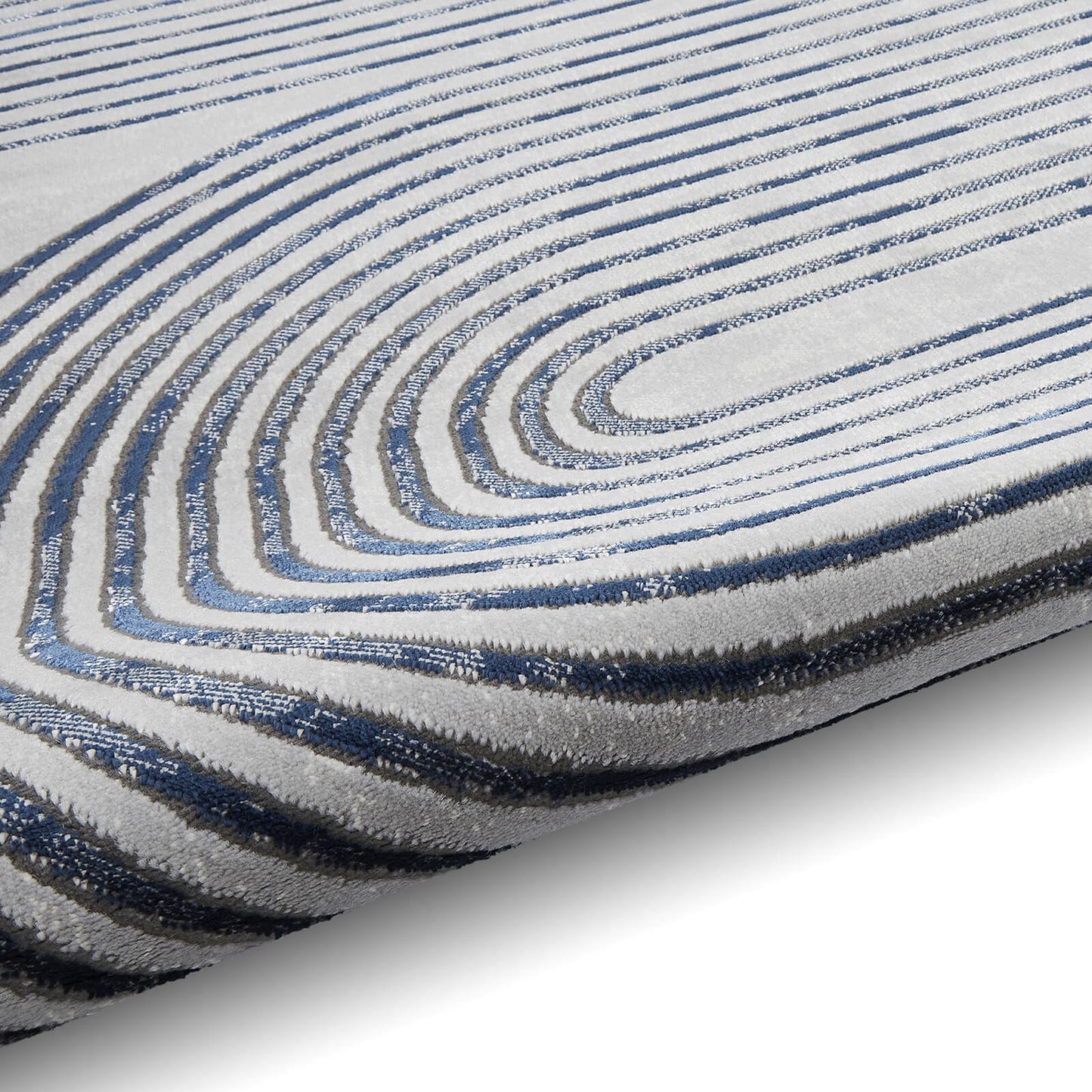 Apollo 2683 Grey/Navy Modern Rug