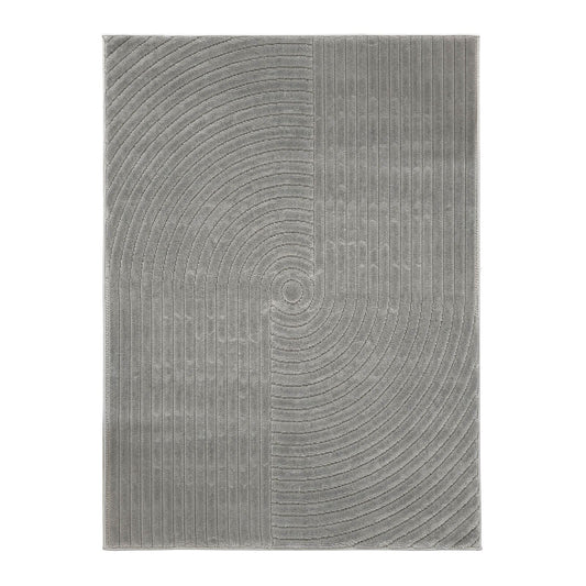 Malmo Knot Grey Contemporary Rug