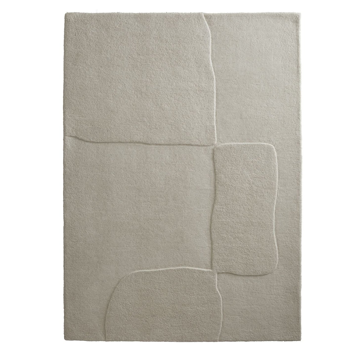 Origins Sculptured Boulder Cream Rug