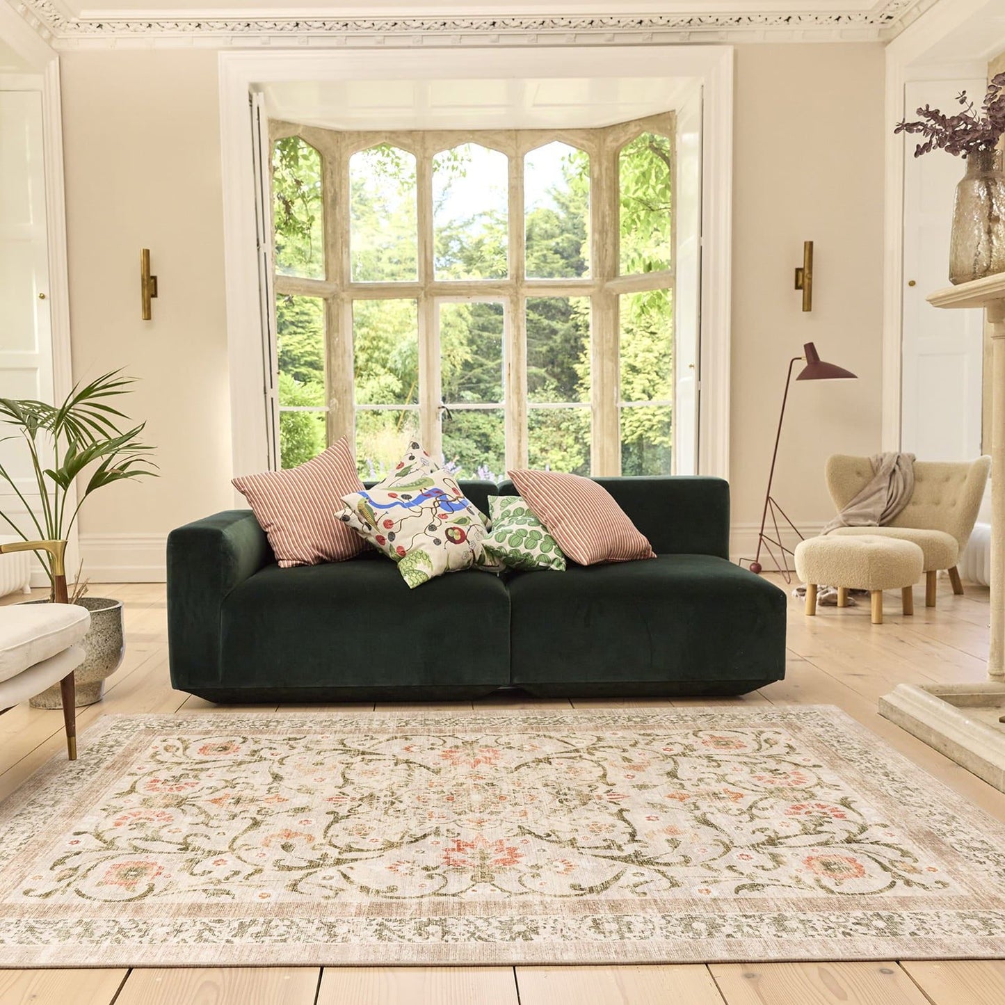 Hug Rug Eco-Washable Country Paisley Rug