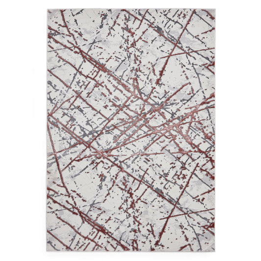 Artemis B8403A Pink / Silver Modern Rug