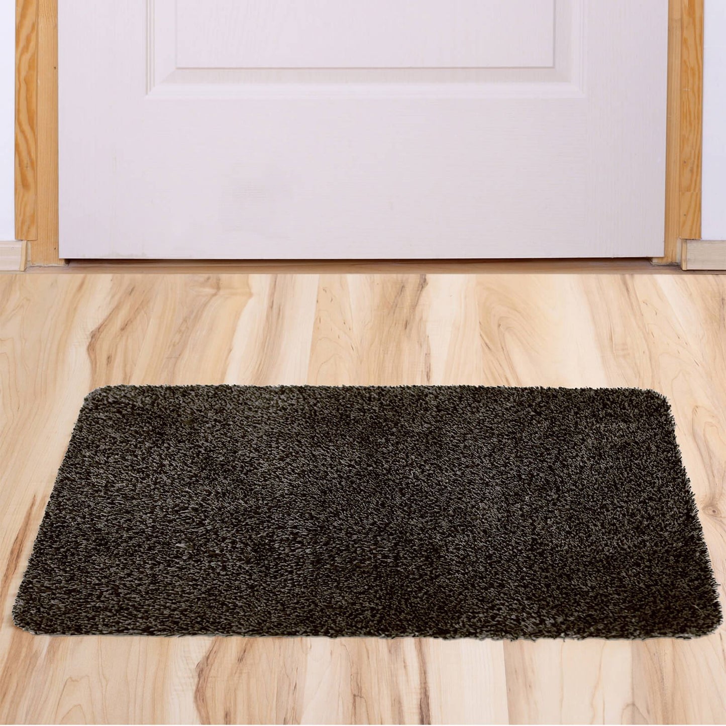 Dirtbuster Taupe Plain Rug