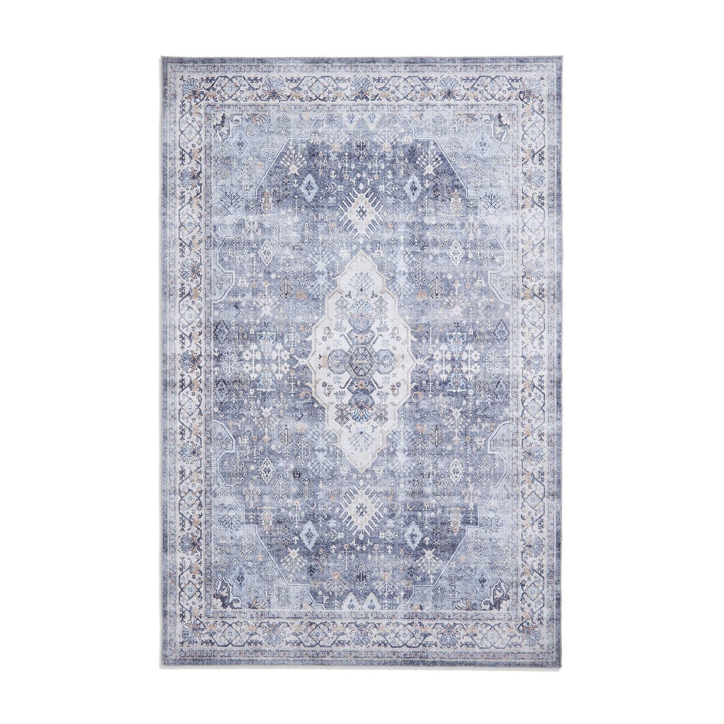 Tabriz H1156 Blue Traditional Rug