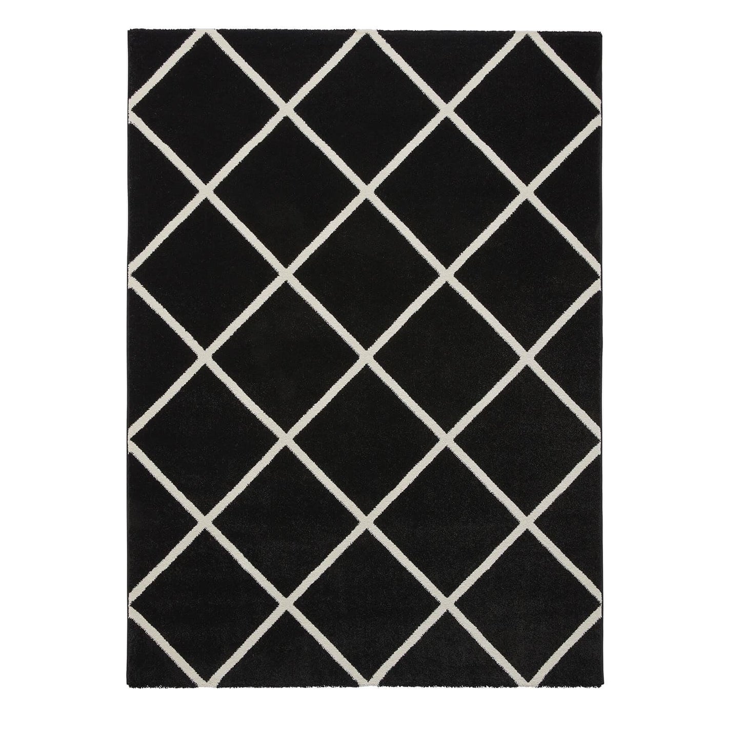 Brooklyn BRK35 (24371) Black/White Modern Rug