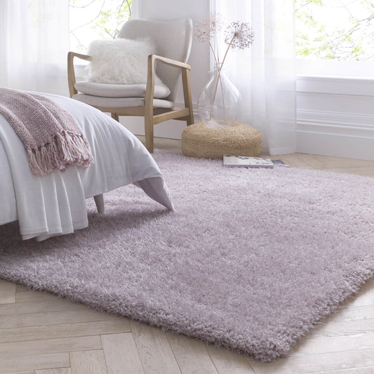 Chicago Soft Lilac Shaggy Rugs