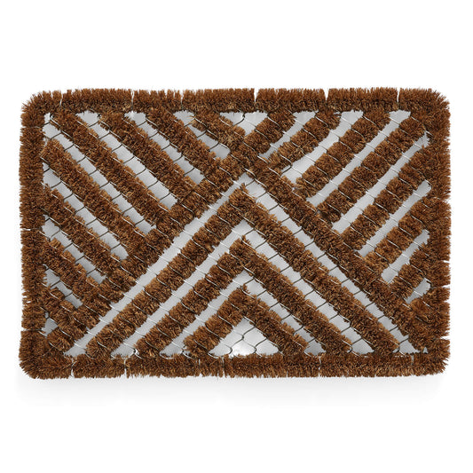 Coir Wire Scraper Mat Rug - 40 x 60