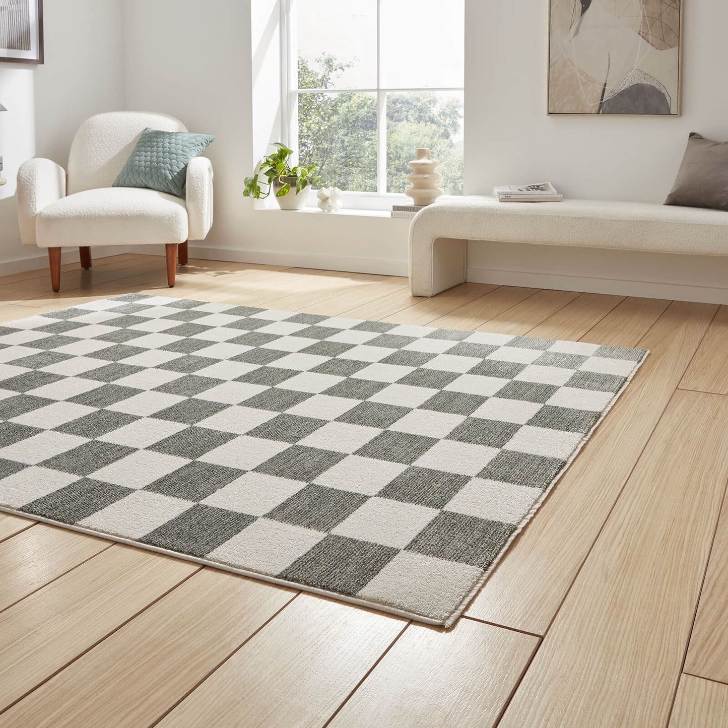 Baltimore 66618 Green Modern Rug