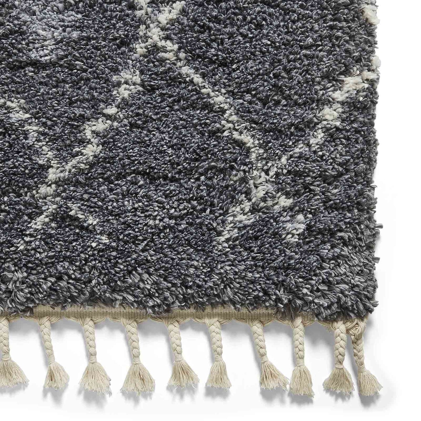 Aspen 1799 Grey/Ivory Shaggy Rug