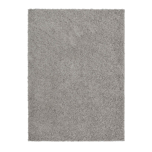 Jazz Shaggy Silver Plain Rug