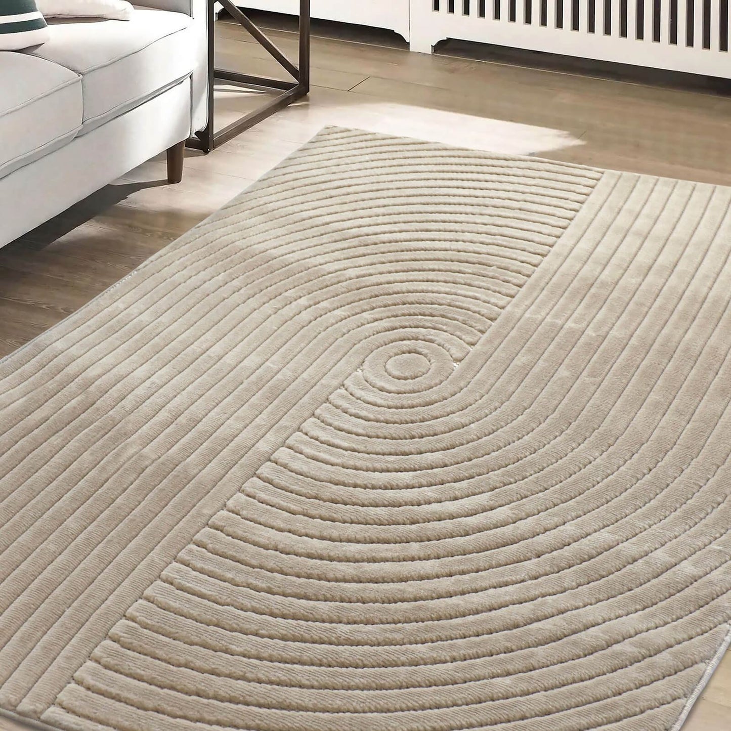 Malmo Knot Natural Contemporary Rug