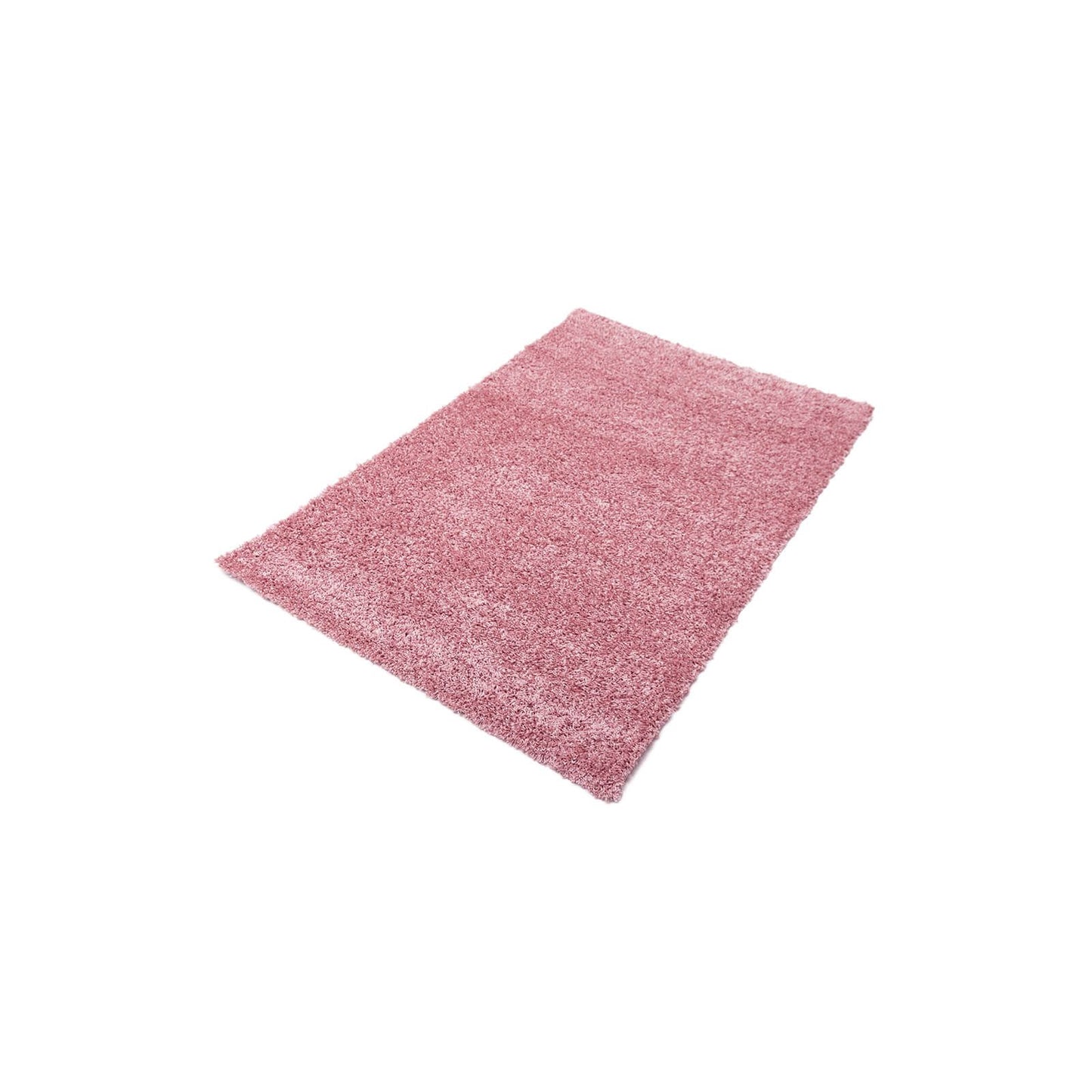 Jazz Shaggy Blush Pink Plain Rug