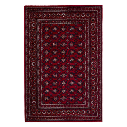 Dubai 62098 Red Traditional Rug