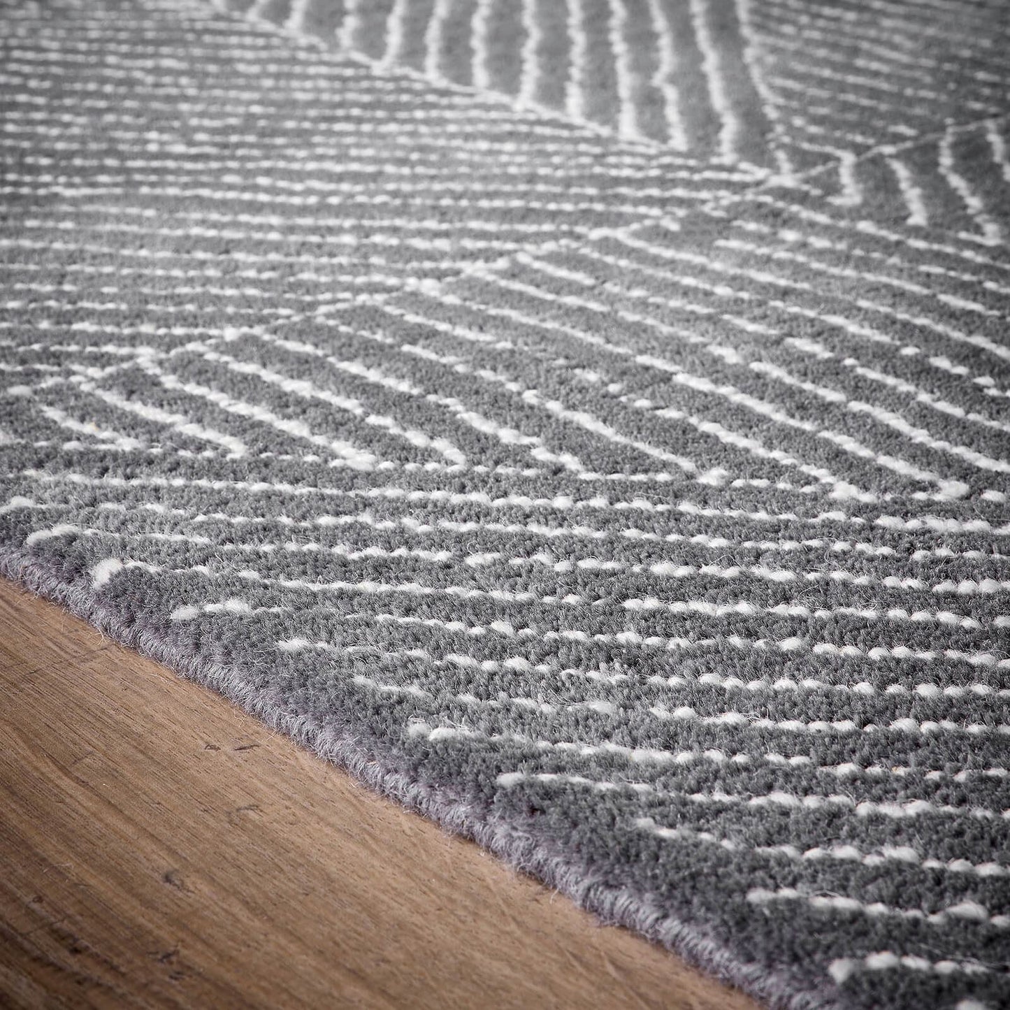 Origins Geometric Charcoal Rug