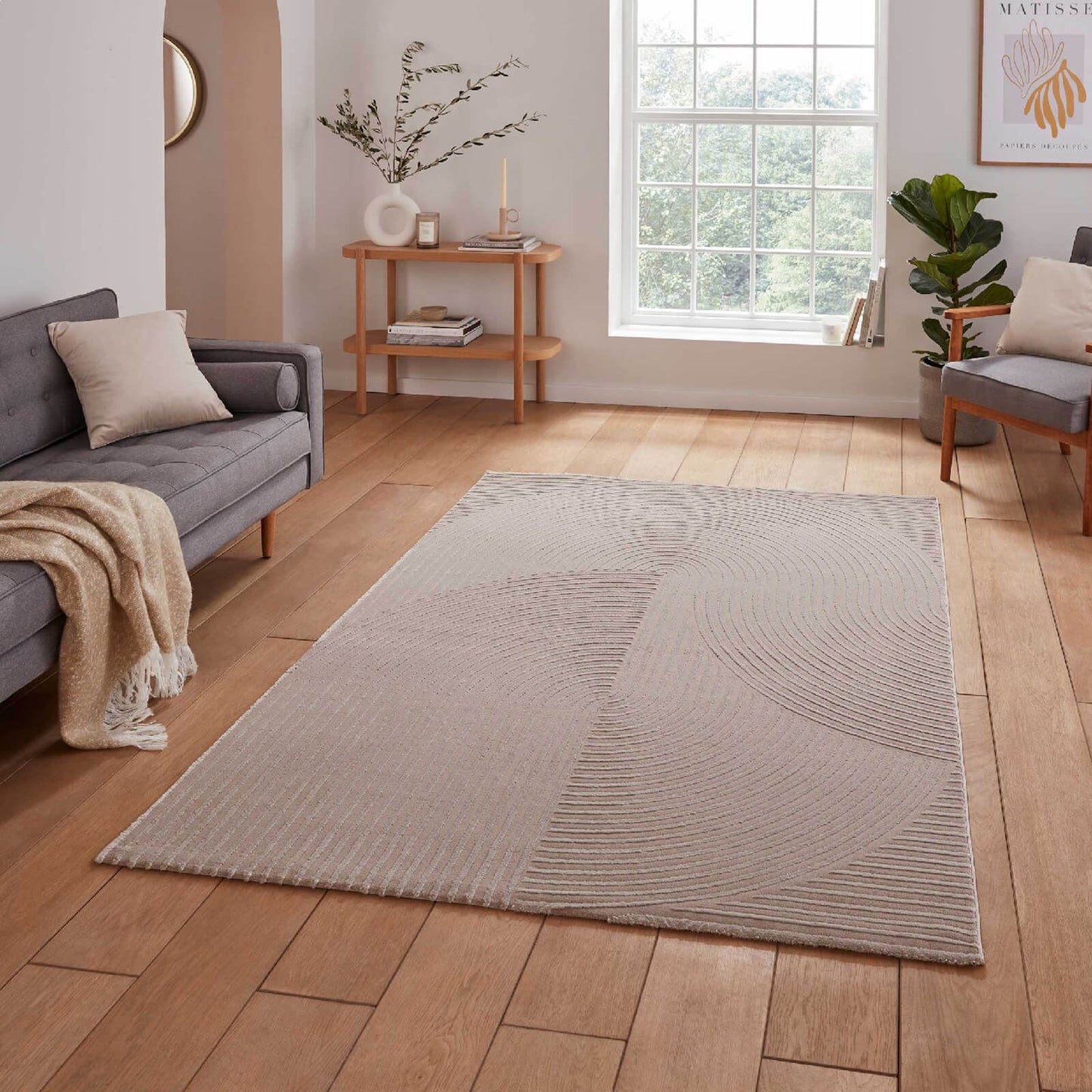 Flores 1924 Mink Modern Rug