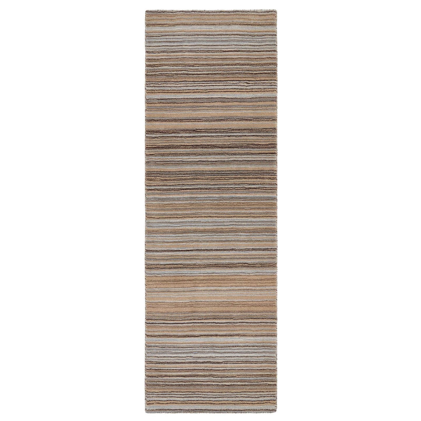 Fine Stripes Beige Modern Rugs