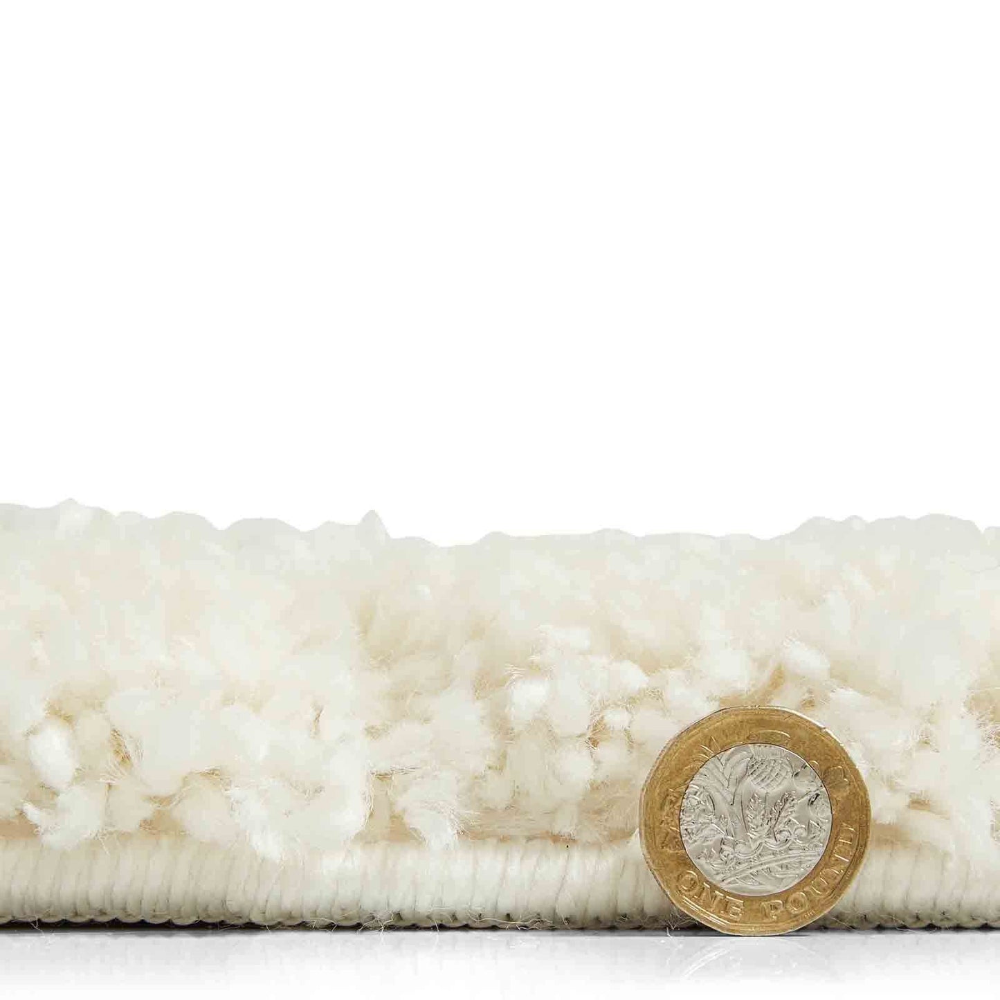 Aspen 1537 Ivory/Grey Shaggy Rug