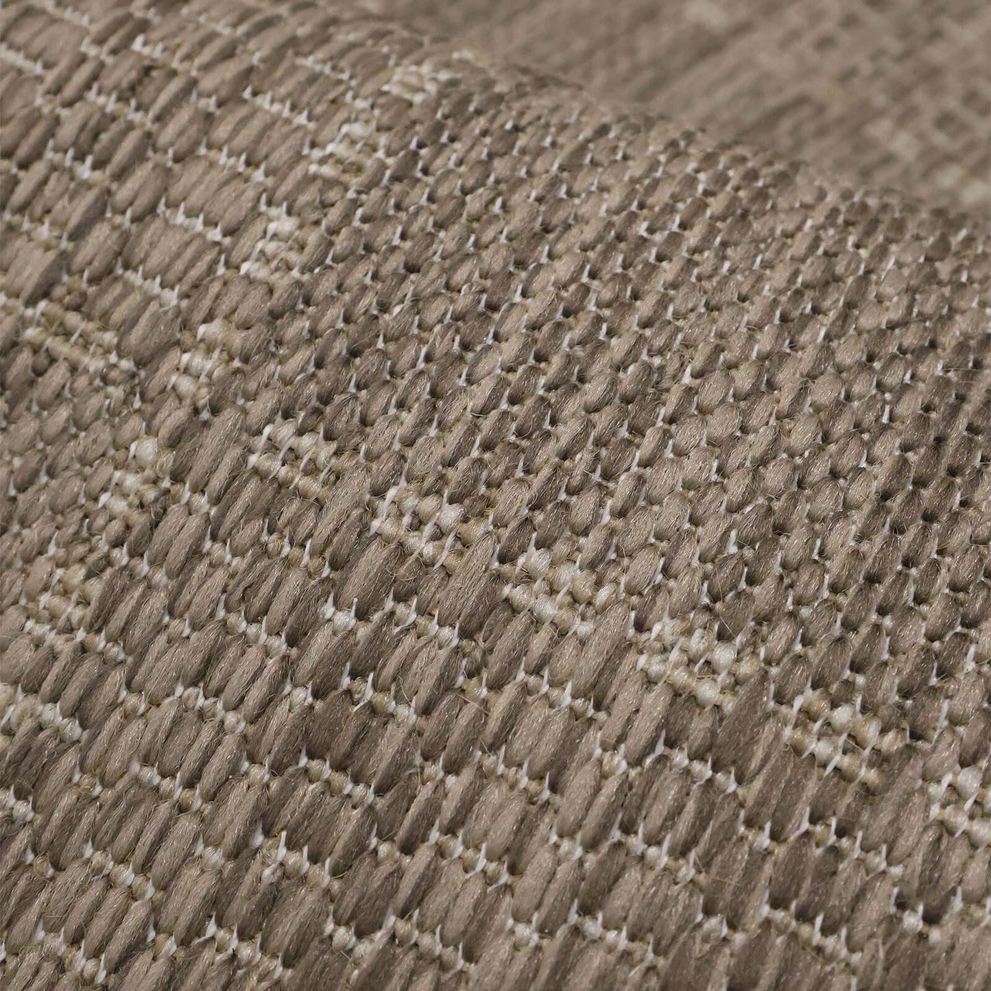 Flatweave Gel Border Natural Rug