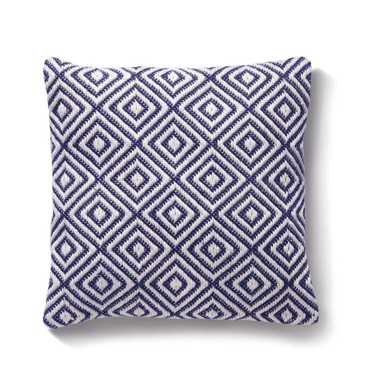 Hug Rug Woven Diamond Cushion Navy 45X45 Rug